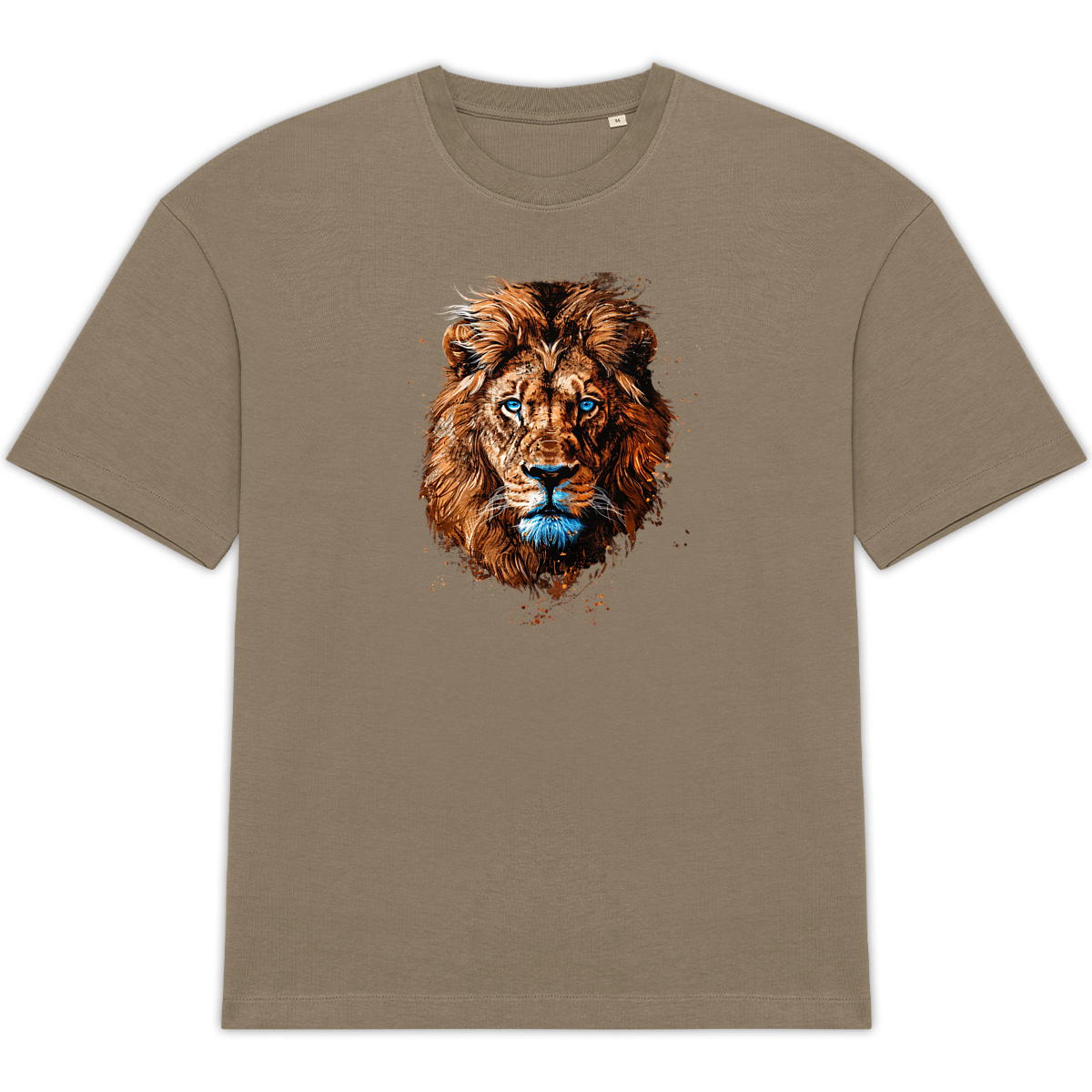 Image front T-shirt Unisexe Oversized lion