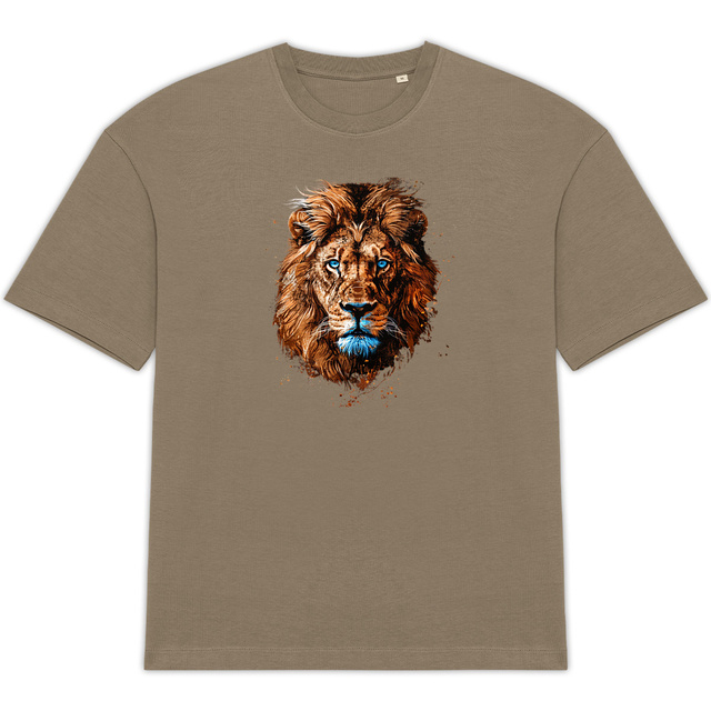 Image front T-shirt Unisexe Oversized lion