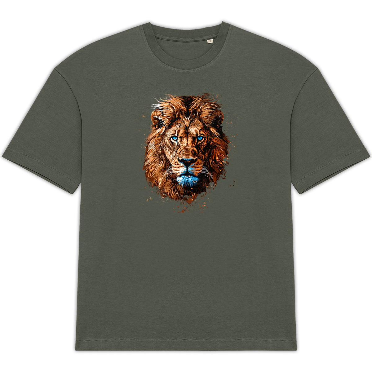 Image back T-shirt Unisexe Oversized lion
