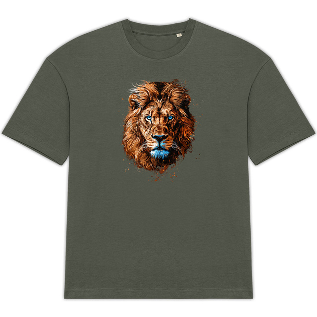 Image back T-shirt Unisexe Oversized lion