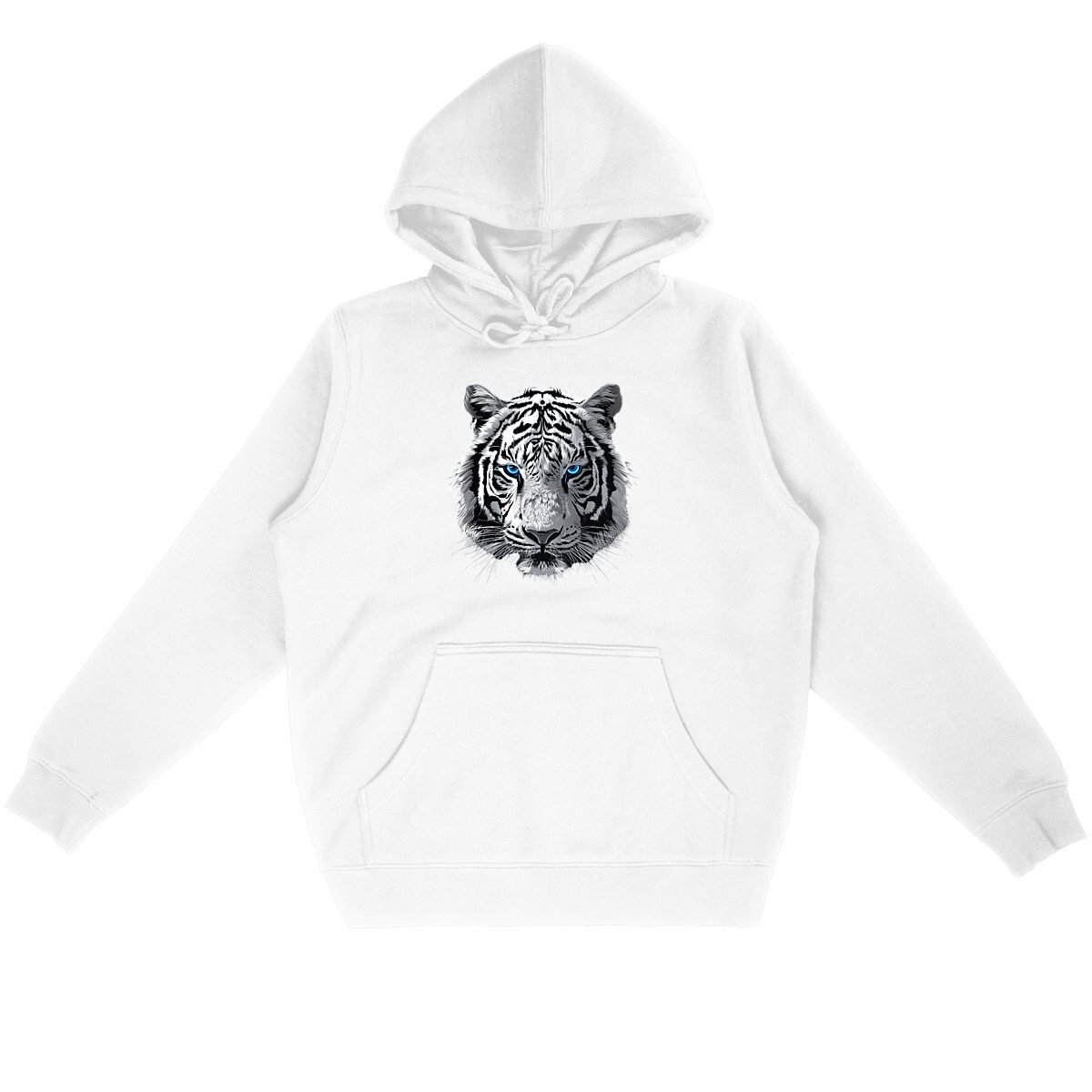 Image front Sweat à capuche Léger Unisexe tigre