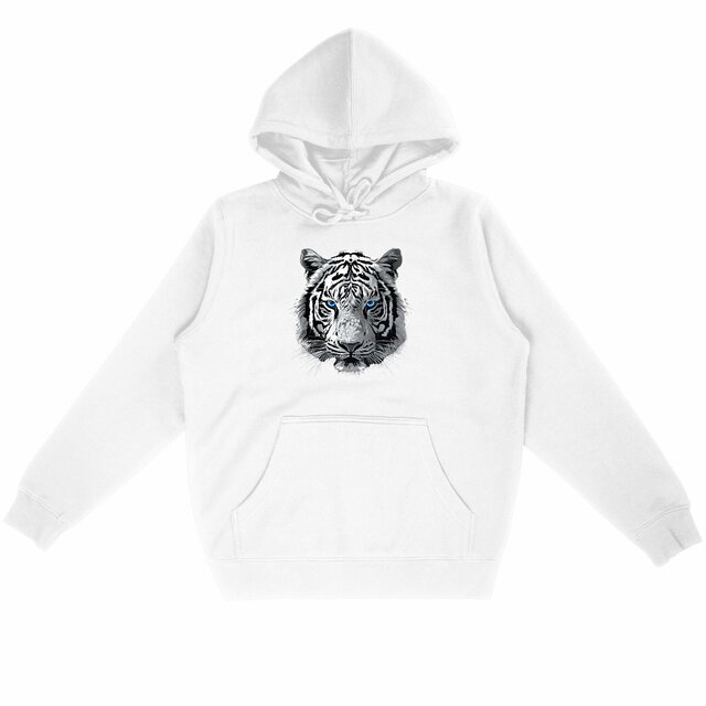 Image front Sweat à capuche Léger Unisexe tigre