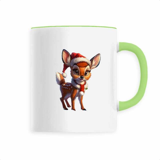Image back Mug céramique faon Noël - Éveillez la magie des fêtes