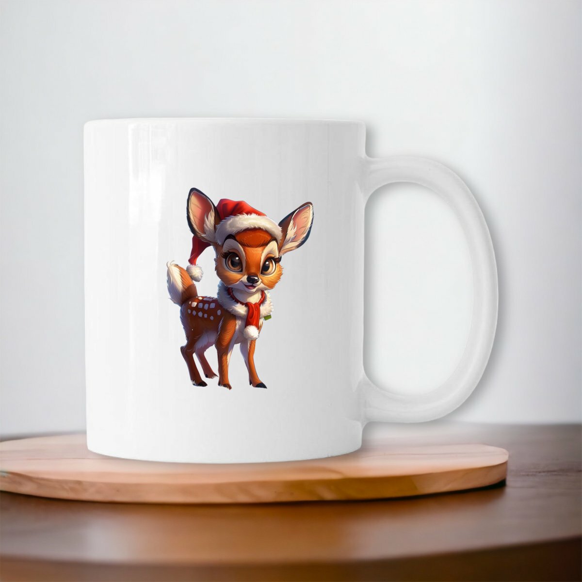 Image front Mug céramique faon Noël - Éveillez la magie des fêtes