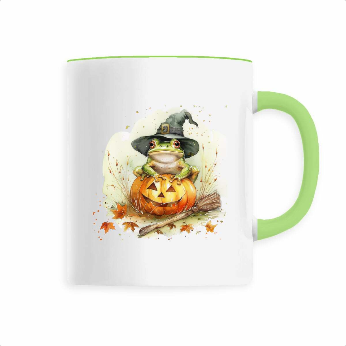 Image back Mug céramique Grenouille Halloween