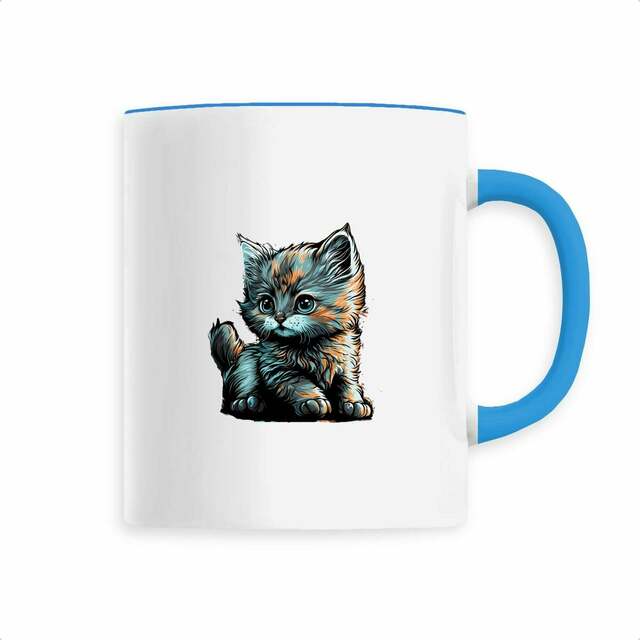 Image back Mug céramique chaton