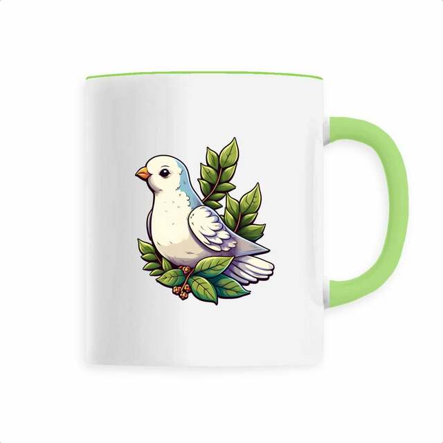 Image front Mug céramique colombe