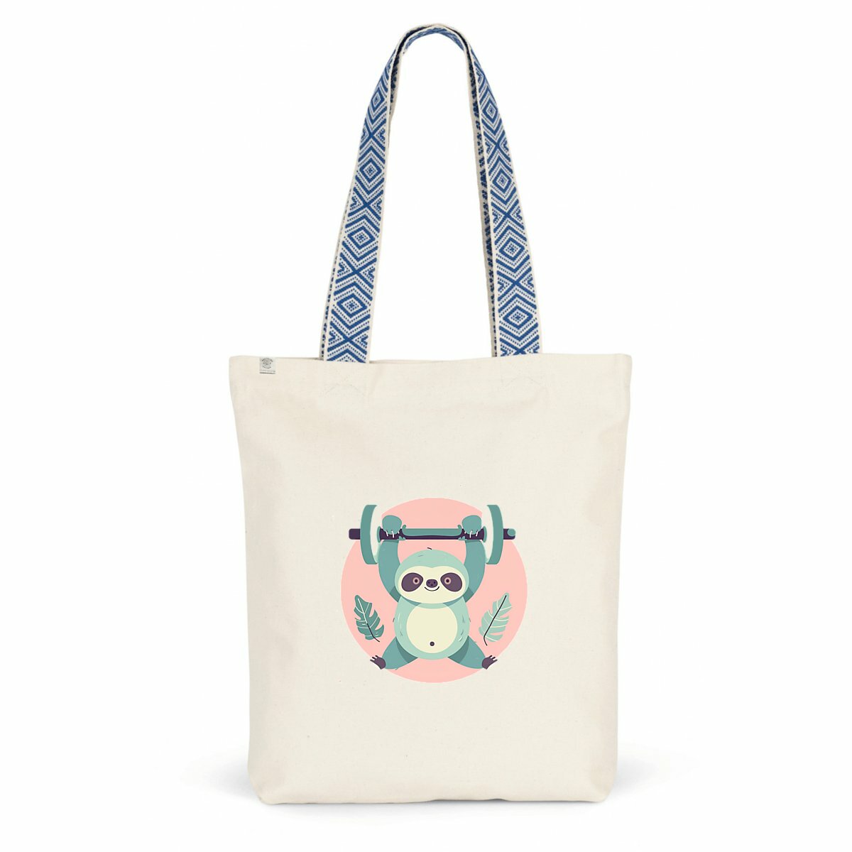 Image back Totebag ethnique Panda Sport Club : Alliez style et fun !