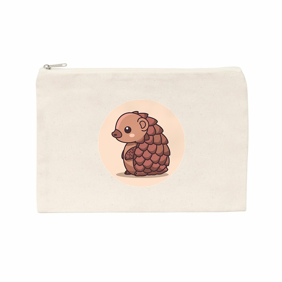 Image back Pochette en coton recyclé - Trousse CAPYBARA mignon