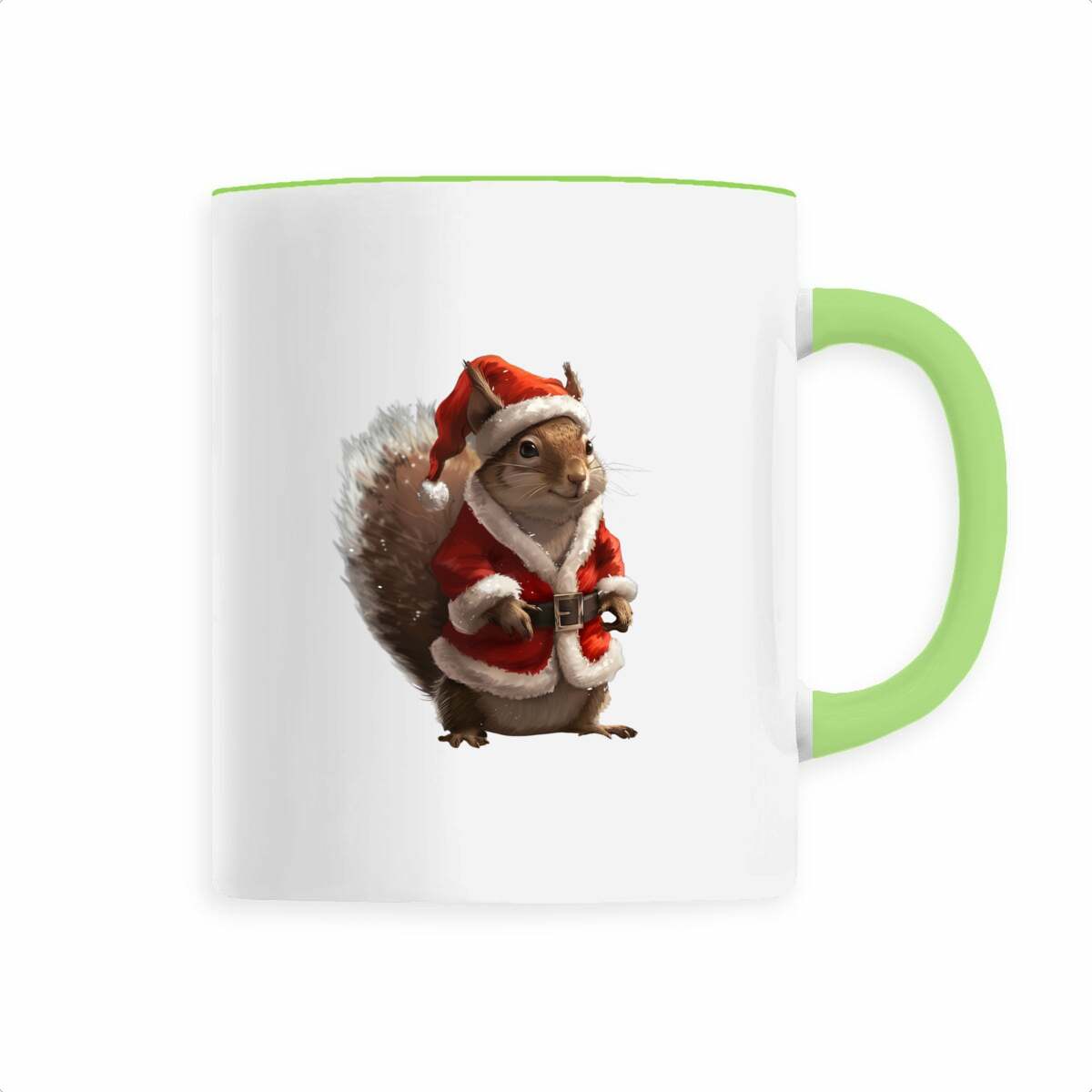 Image back Mug céramique écureuil Noël - Un régal pour les fêtes