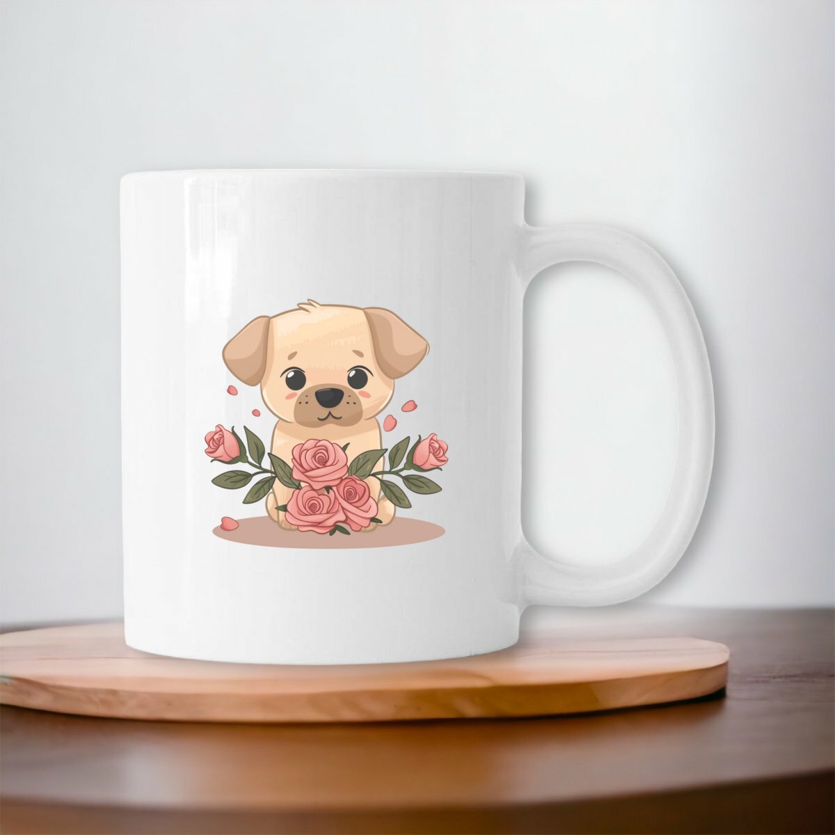 Image front Mug céramique - Le compagnon parfait pour les amoureux des chiens