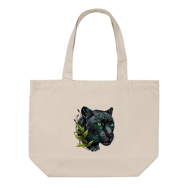 Image front Shopping bag panthère