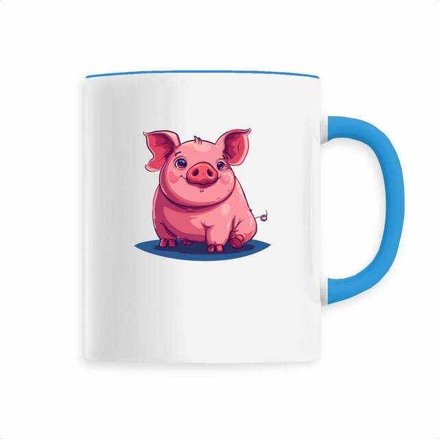 Image back Mug céramique cochon mignon