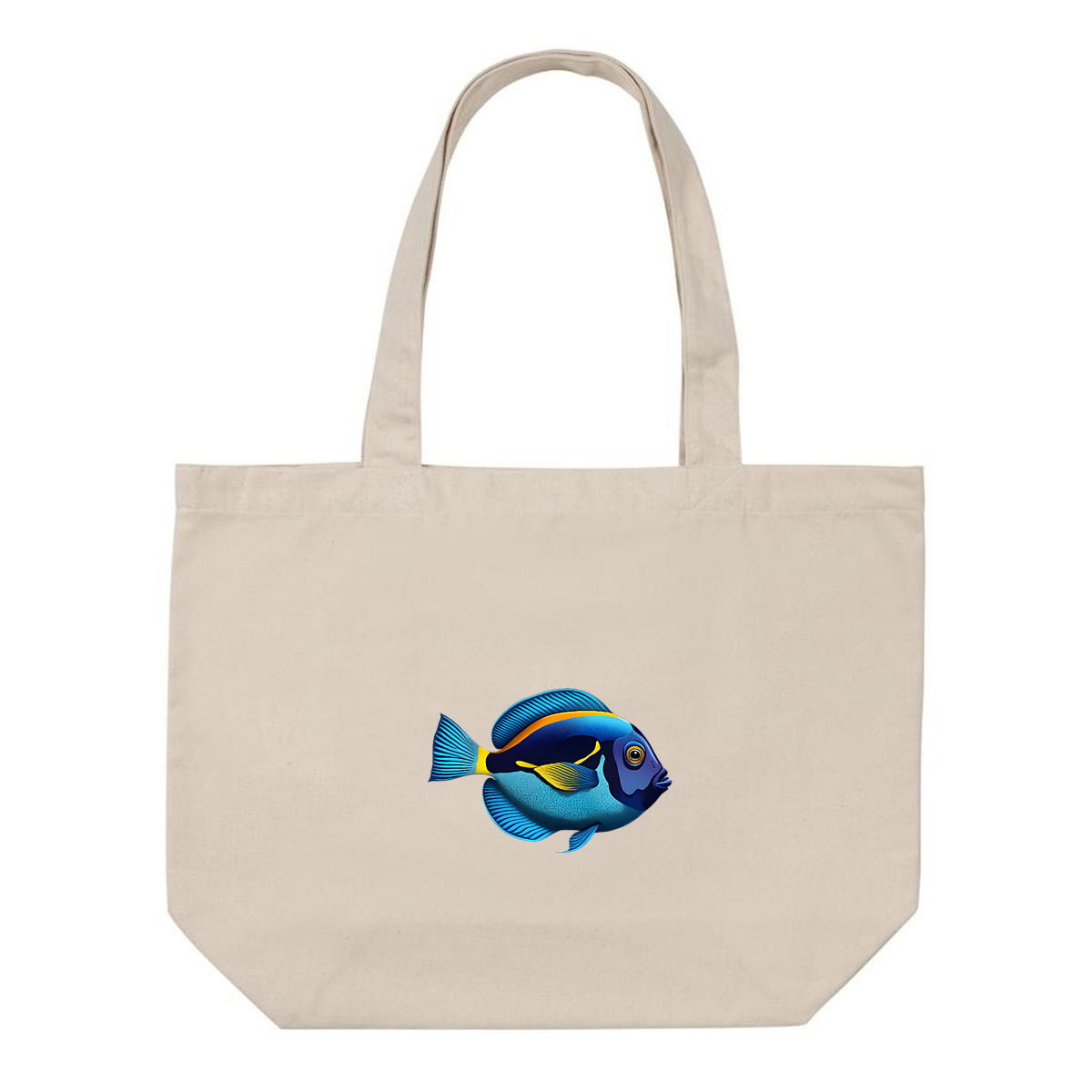 Image front Shopping bag fish blue