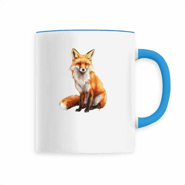 Image back Mug céramique Renard
