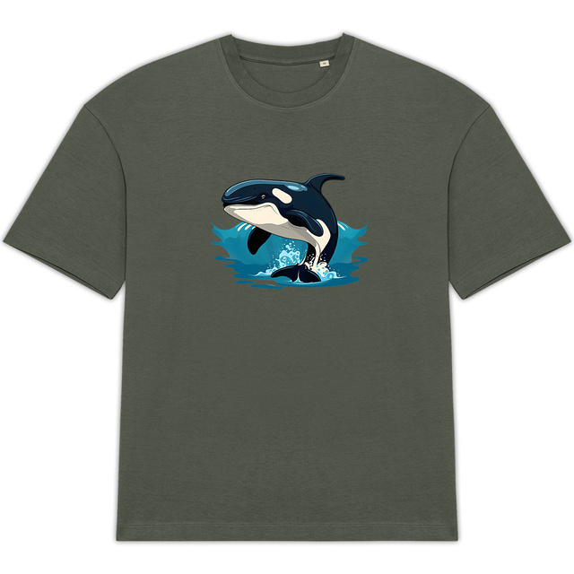 Image back T -shirt Unisexe Oversized orque