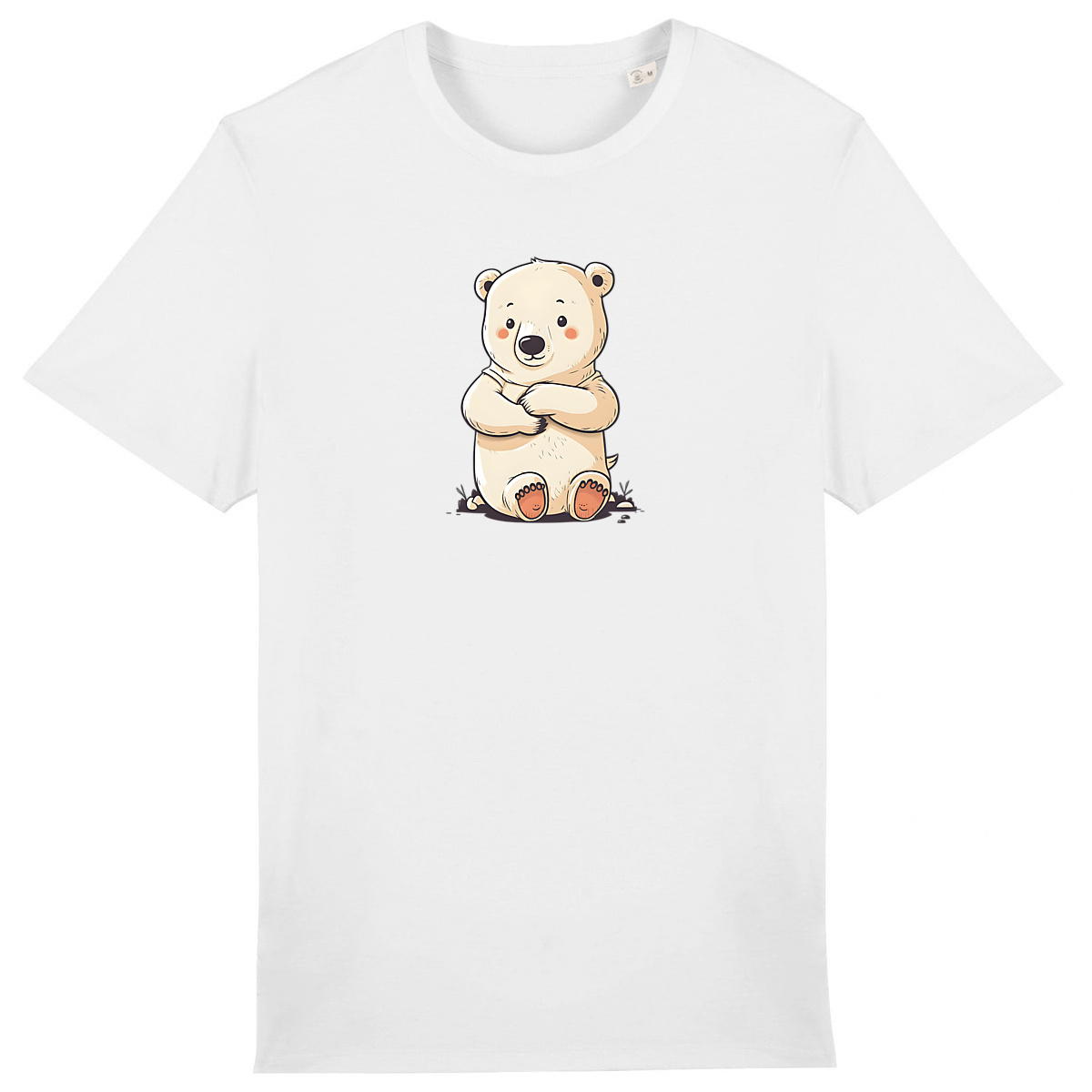Image front T-shirt Unisexe épais ourson