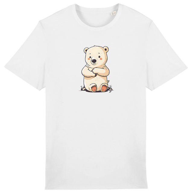 Image front T-shirt Unisexe épais ourson