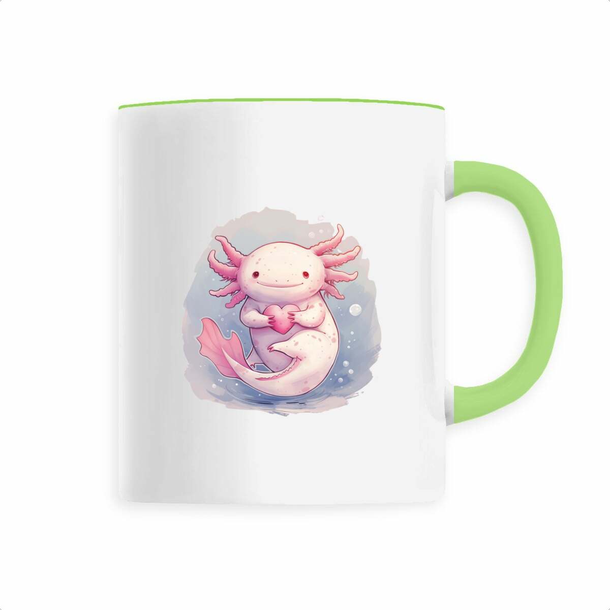 Image back Mug céramique Axolotl Mignon : Un Instant de Douceur