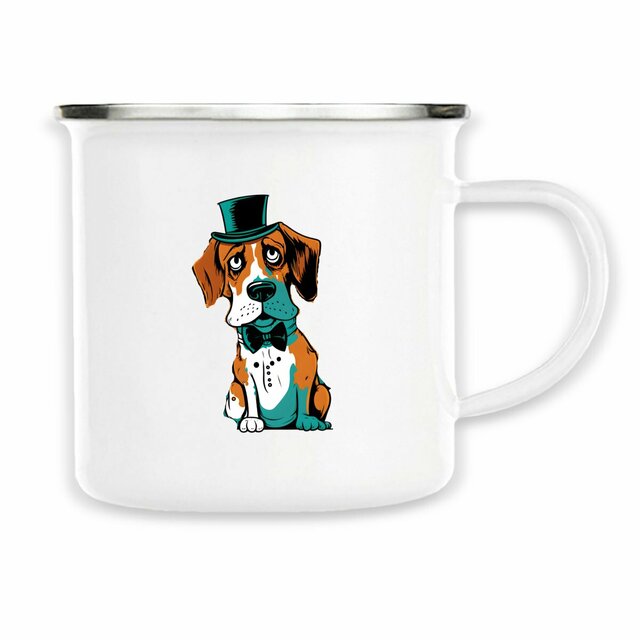 Image front Mug métal chien