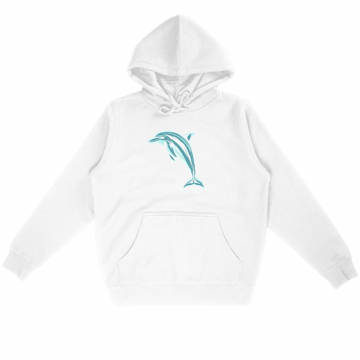 Image front Sweat à capuche Léger Unisexe dauphin
