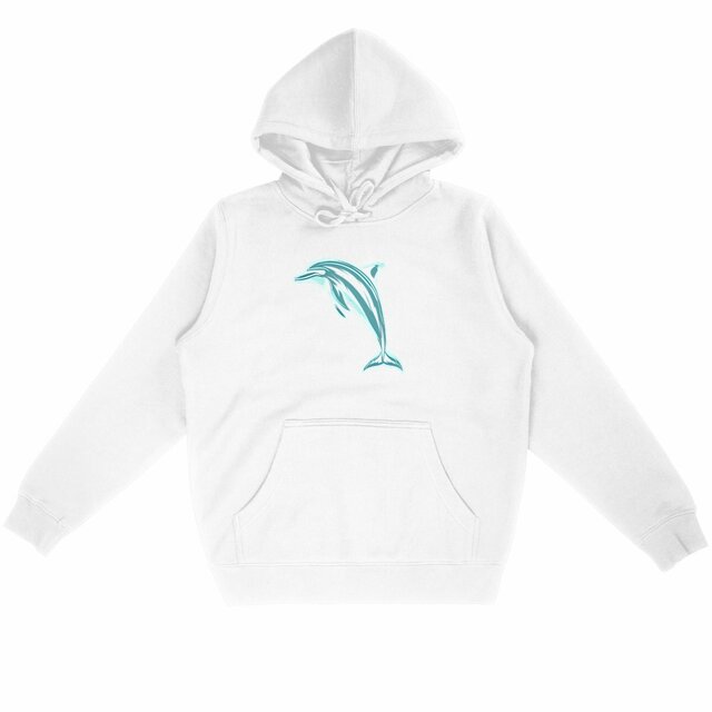 Image front Sweat à capuche Léger Unisexe dauphin