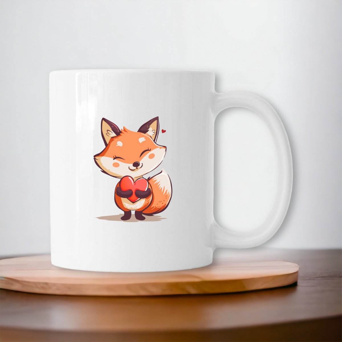 Image front Mug céramique Renard Mignon : Le compagnon parfait de vos pauses