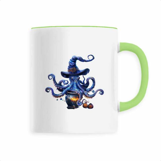Image back Mug céramique Pieuvre Halloween