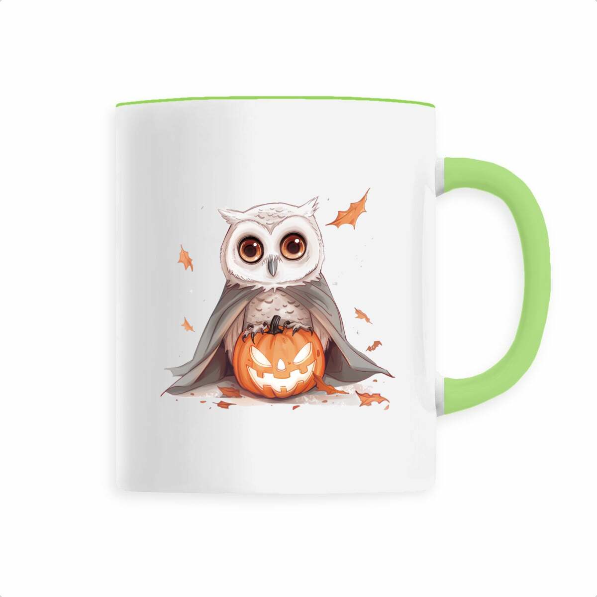 Image back Mug céramique Hibou Halloween