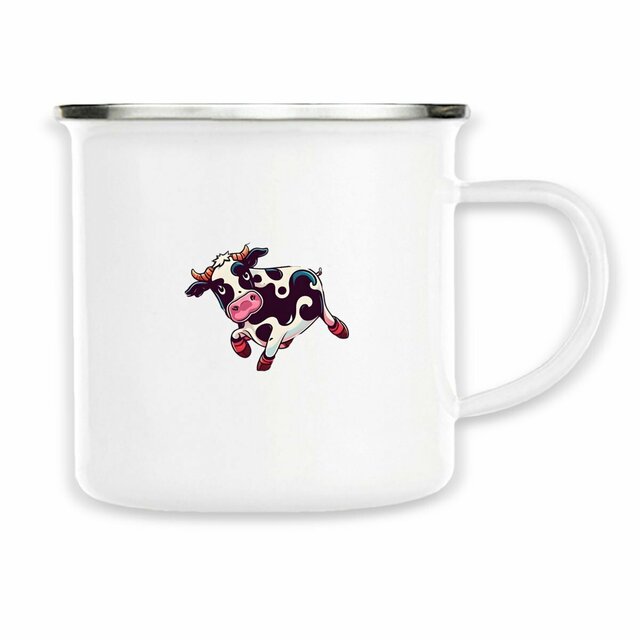 Image front Mug métal vache