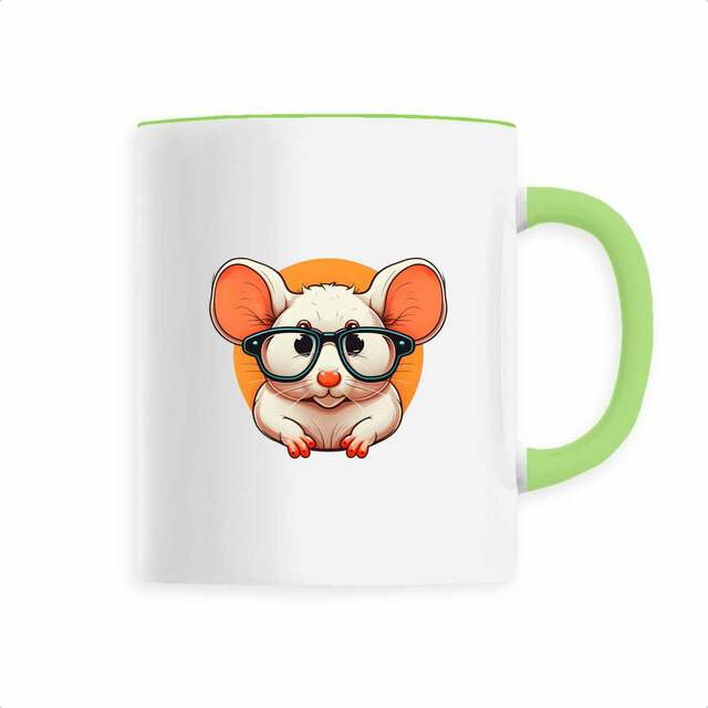 Image front Mug céramique souris rigolote