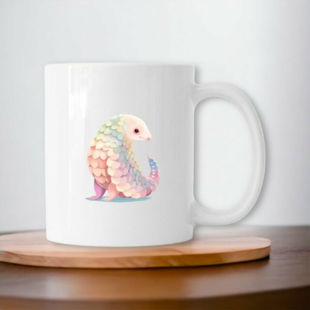 Image front Mug céramique Pangolin Mignon - Un Compagnon Charmant