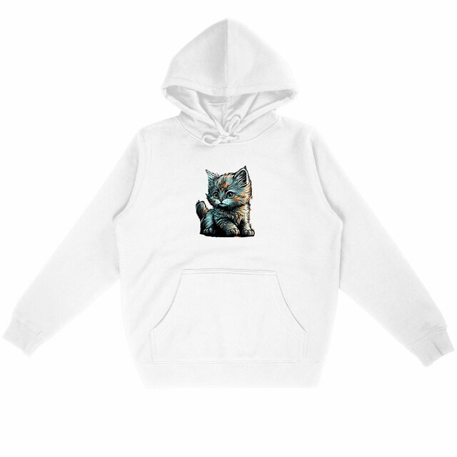 Image front Sweat à capuche Léger Unisexe chaton