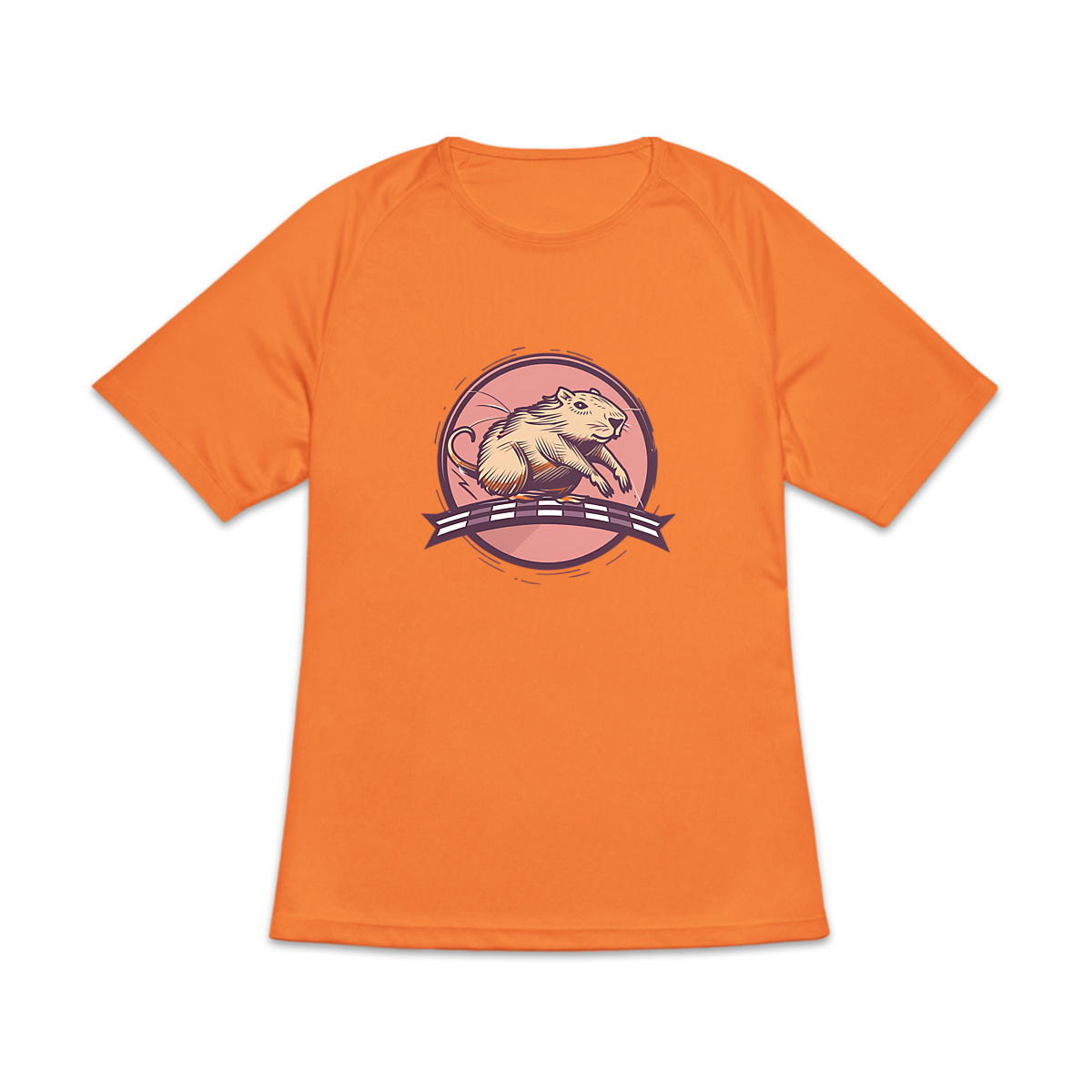 Image back T-shirt de sport recyclé pour femme - Courez avec humour !