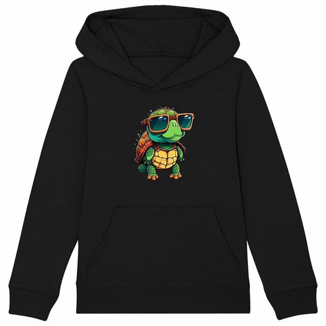 Image back Sweat à capuche Epais Enfant tortue