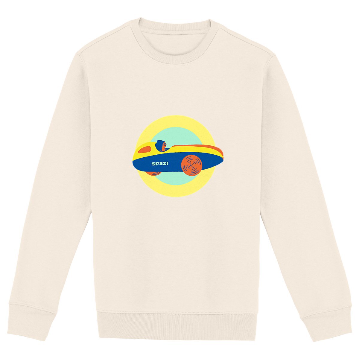 SPEZI Pullover aus Bio-Baumwolle, Unisex, Velomobil