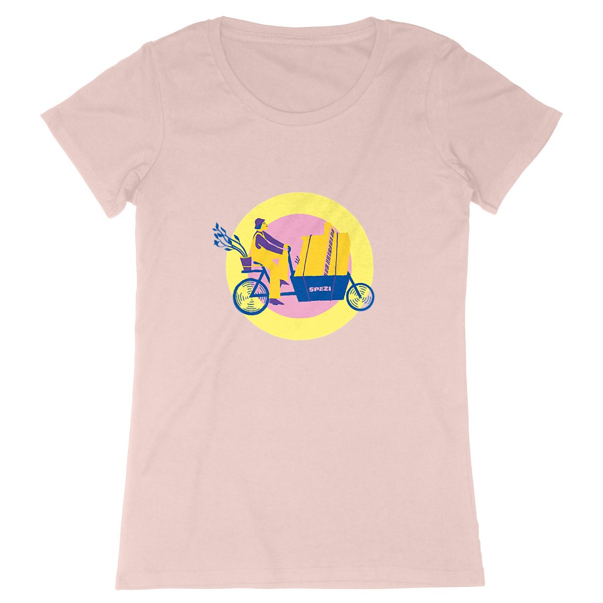 SPEZI Premium Shirt aus 100% Bio-Baumwolle, Damen, Cargobike