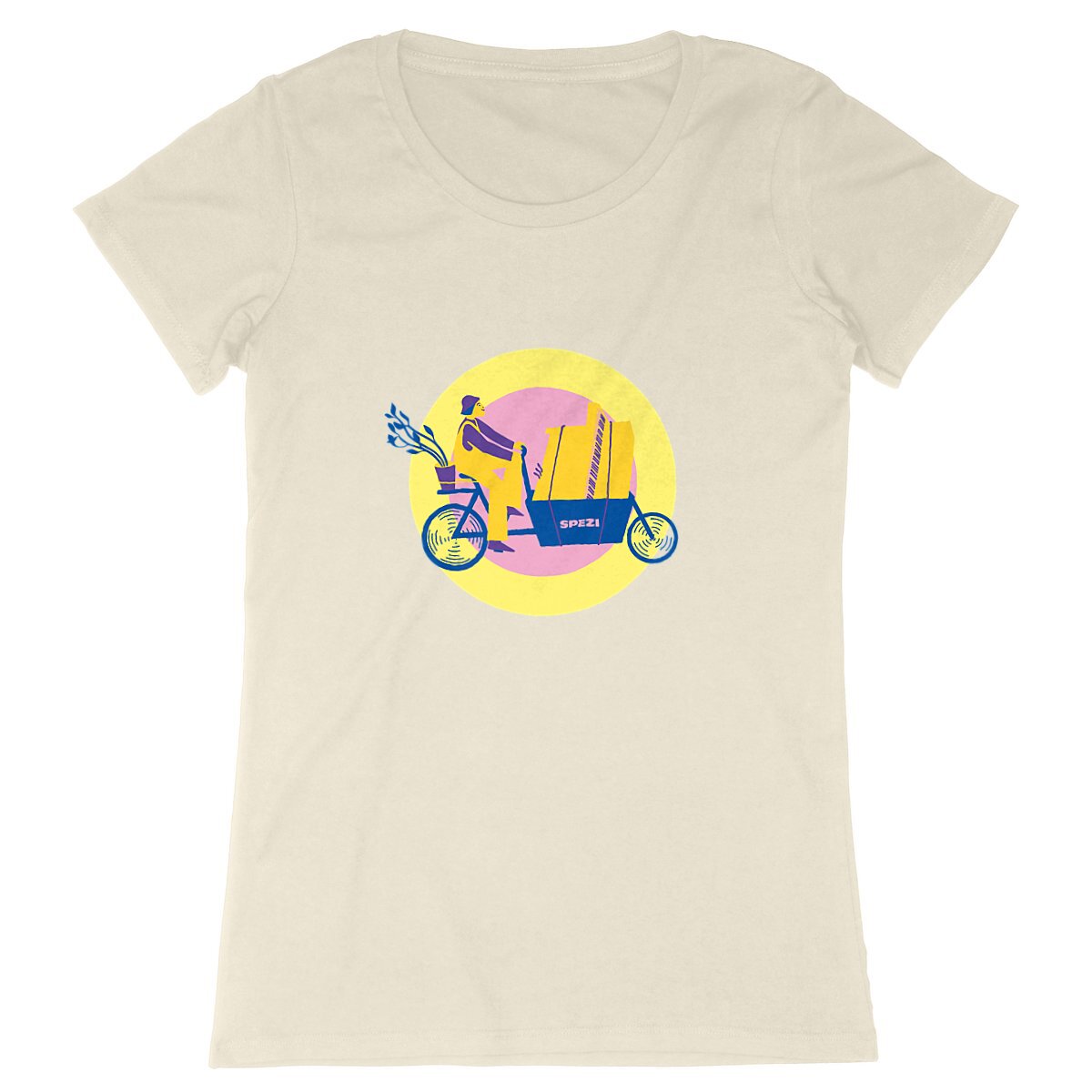 SPEZI Premium Shirt aus 100% Bio-Baumwolle, Damen, Cargobike