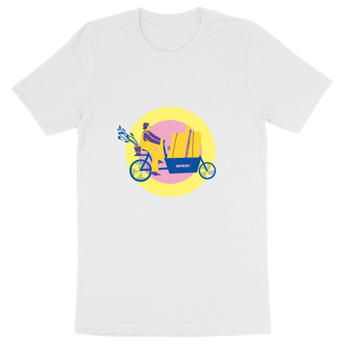 Image back SPEZI Shirt aus Bio-Baumwolle, Unisex, Cargobike