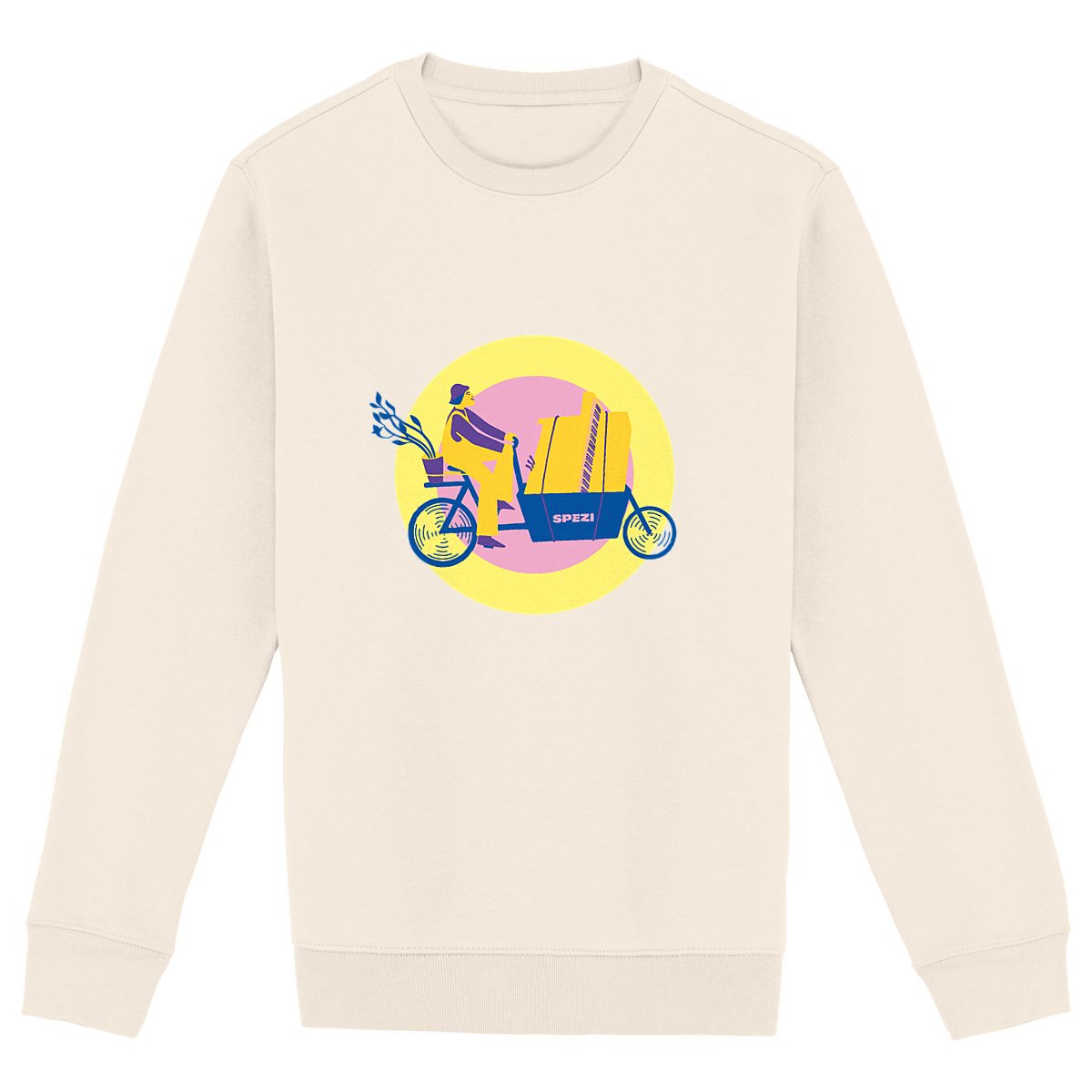 Image front SPEZI Pullover aus Bio-Baumwolle, Unisex, Cargobike