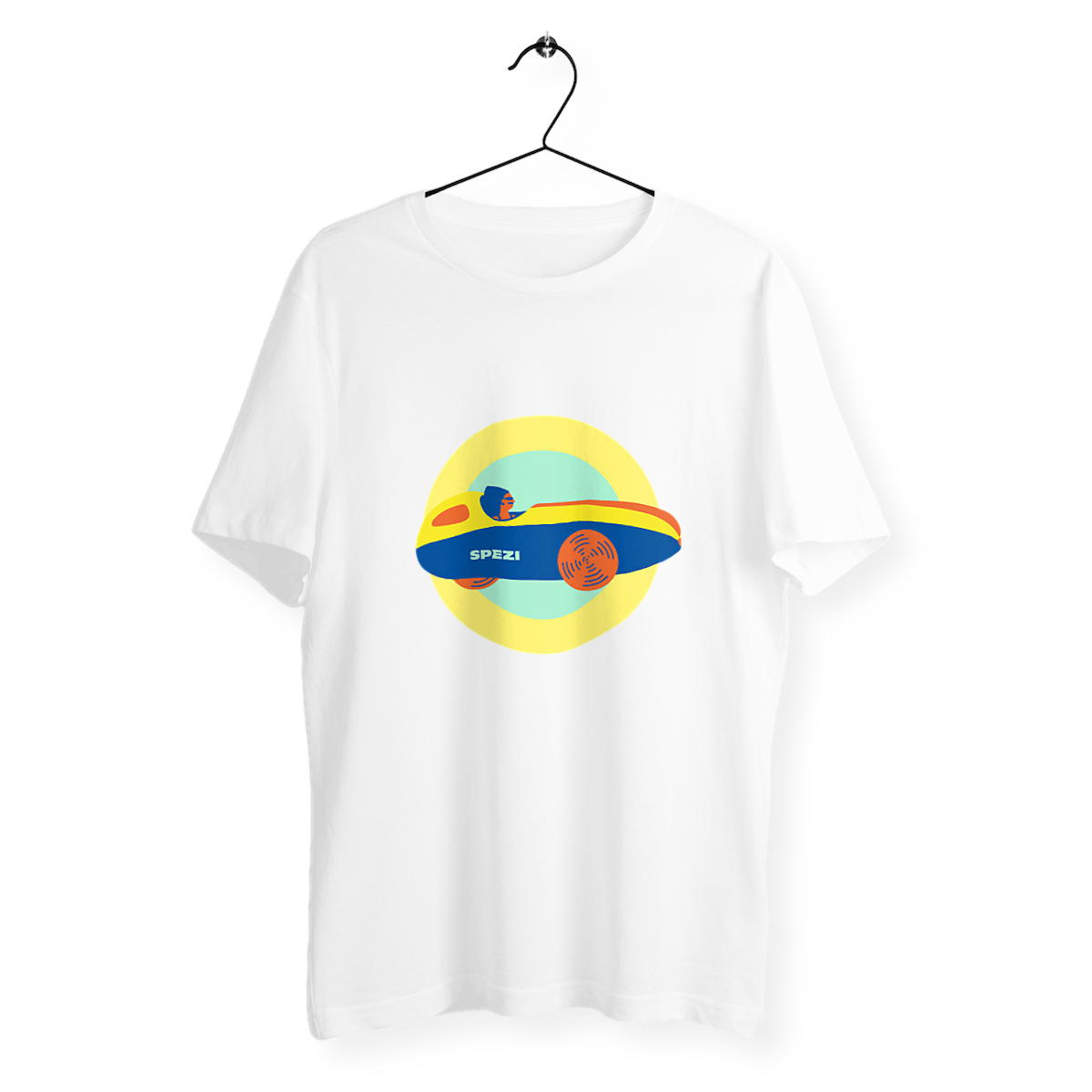 Image back SPEZI Shirt aus leichter Bio-Baumwolle, Unisex, Velomobil