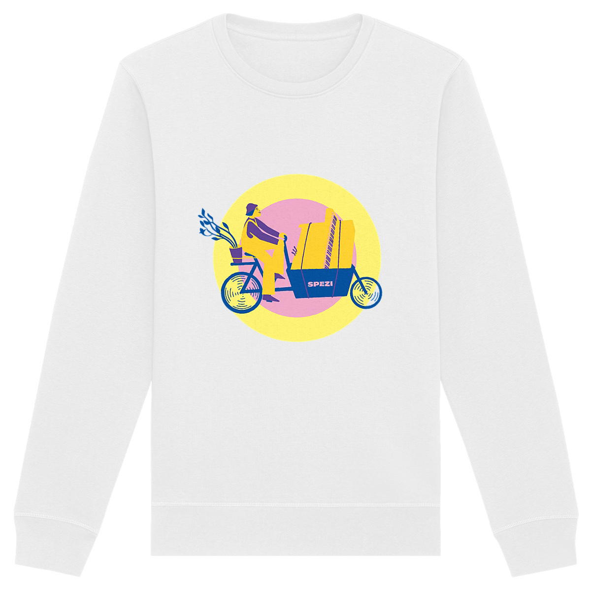 Image front SPEZI Sweatshirt aus Bio-Baumwolle, Unisex, Cargobike