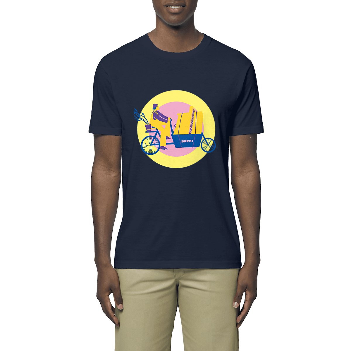 Image front SPEZI Shirt aus leichter Bio-Baumwolle, Unisex, Cargobike