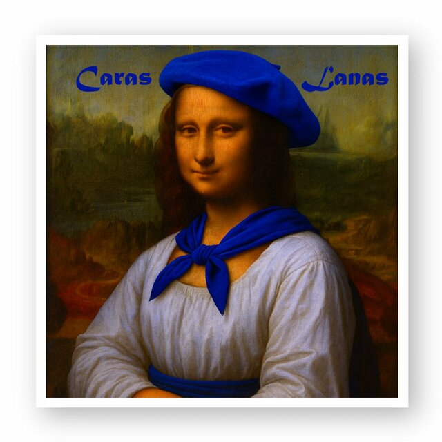 Image front Mona Lisa, prête pour les fêtes de la Madeleine