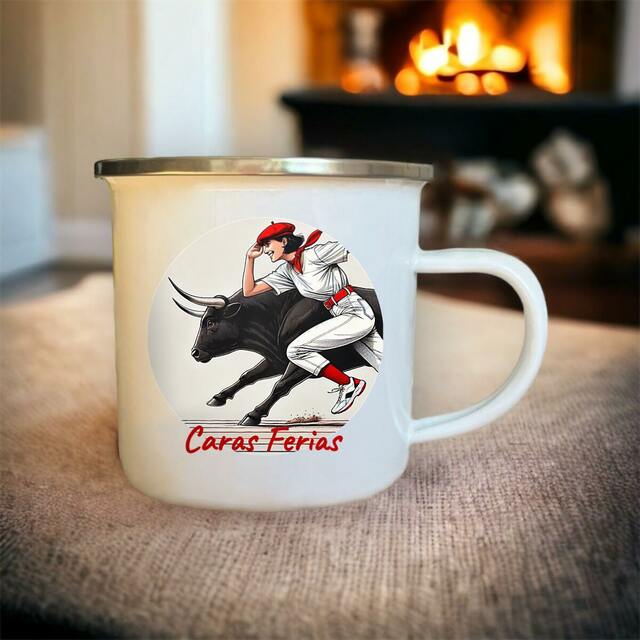 Image front Caras Ferias - Tasse métal