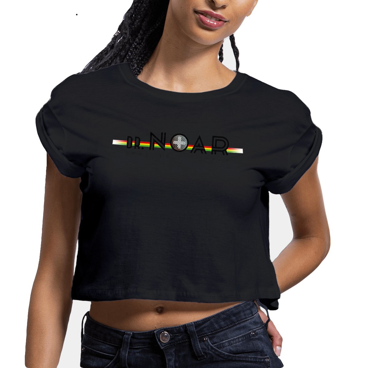 Image front Crop top Femme - Imp. Av Logo Rectangle - Premium+