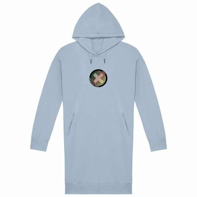Image back Robe Sweat Femme, Impression avant et arrière.