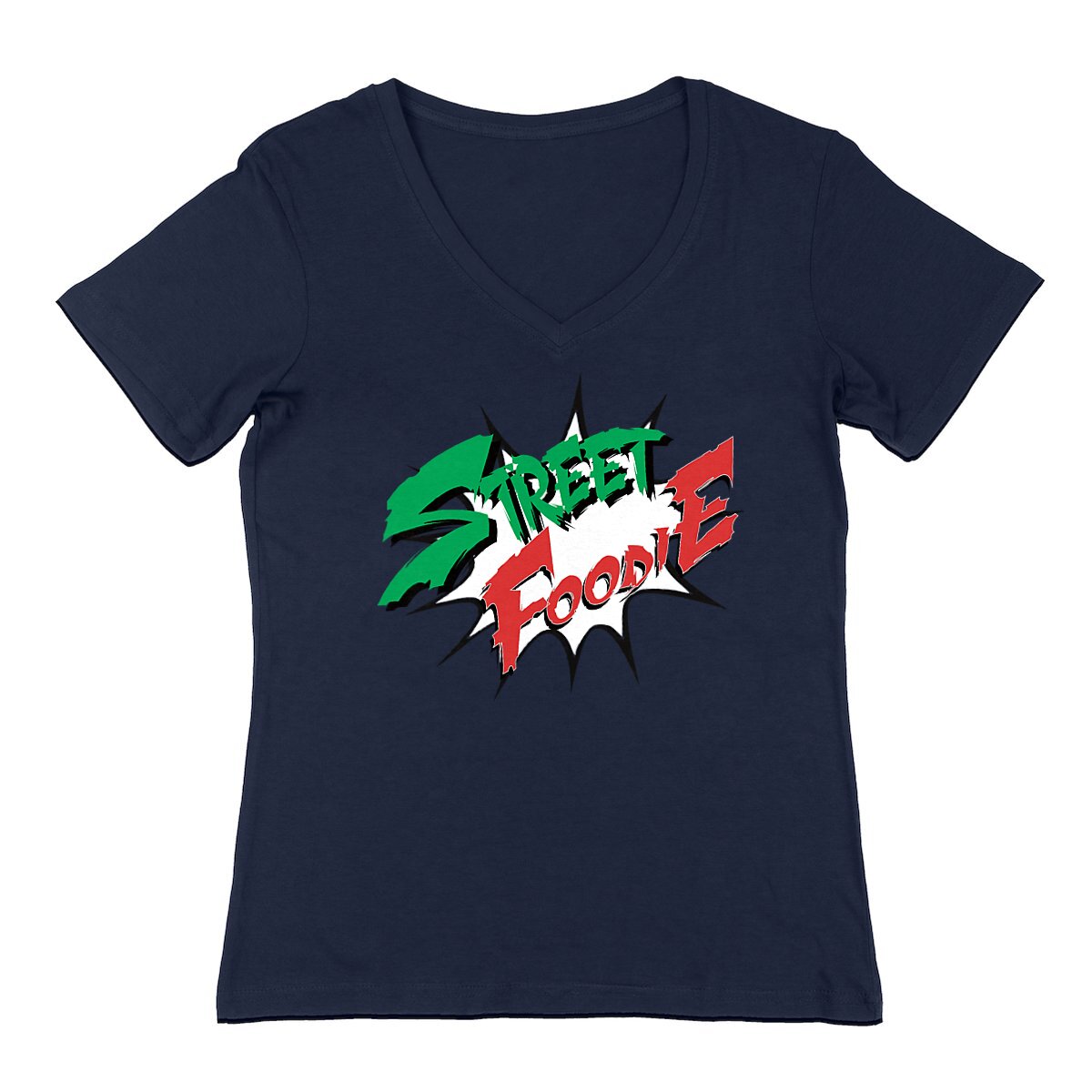 Image back Street Foodie (Green White Red)