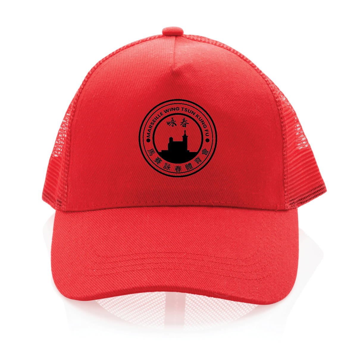 Image front MWT casquette trucker rouge