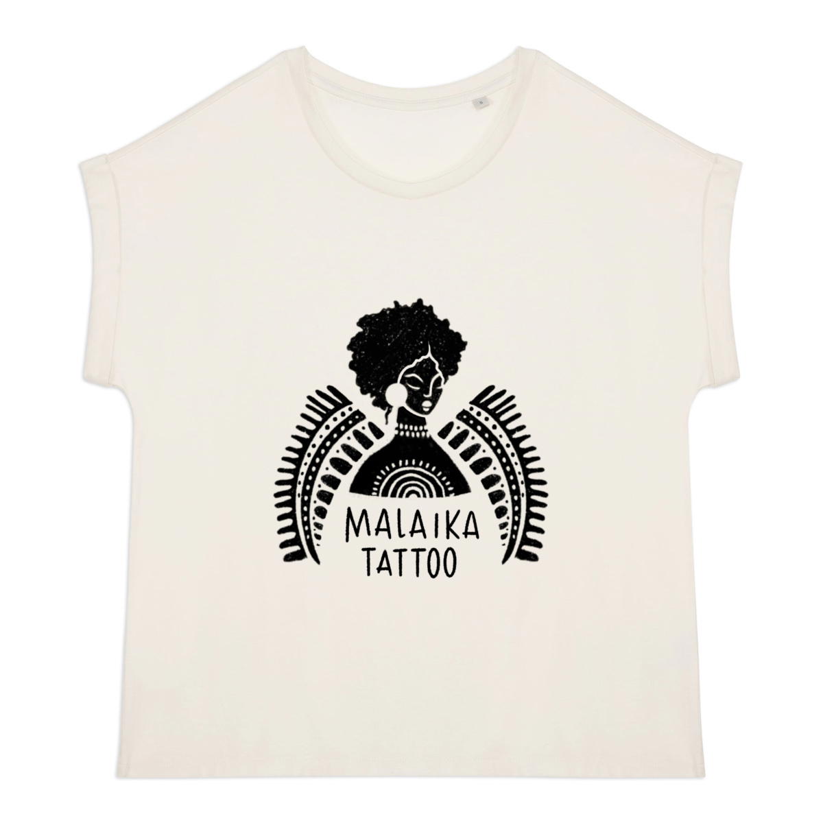 Malaika Tattoo - T-shirt with cuffed sleeves - Image